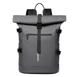 2025 new trendy roll-up bag, men's commuter shoulder bag, trendy single-shoulder commuter large capacity backpack