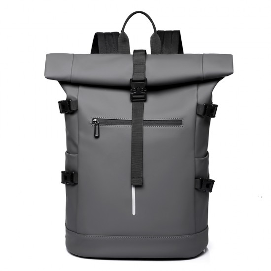 2025 new trendy roll-up bag, men's commuter shoulder bag, trendy single-shoulder commuter large capacity backpack