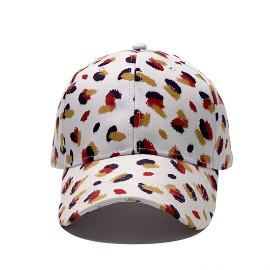 New cross-border colorful Chinese-style baseball cap, fashionable ink-splashed graffiti, outdoor hip-hop sun hat for men and women.