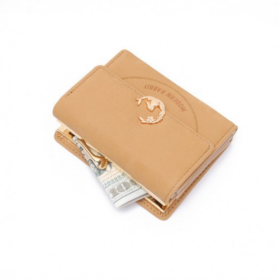 New women's short wallet, soft wallet, simple, multifunctional card holder, wallet, and student coin purse.