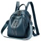 Luxury women's backpack, 2025 new stylish soft leather women's travel backpack, large-capacity student schoolbag.