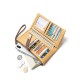 Factory Direct 2023 Cross-Border Hot-selling long women's wallet, vintage frosted zipper clutch, large capacity wallet.