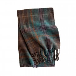 A new winter women's scarf with a wave pattern and tassels, a high-end, versatile and warm scarf.
