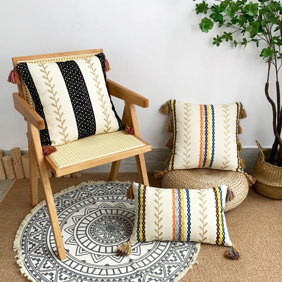 Ins Bohemian pillow covers, tufted lumbar support for living rooms, sofas, and retro solid color cushion covers. Ins Bohemian pillow covers, tufted lumbar support for living rooms, sofas, and retro solid color cushion covers.