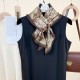 Korean retro, elegant, high-end clothing matching shawls, thin scarves with floral prints for air-conditioned rooms.