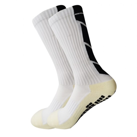 Professional mid-calf marathon colorblock running socks, men's and women's outdoor, hiking, badminton, and practical basketball socks.