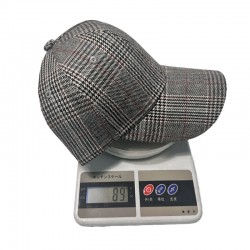 Classic plaid plaid baseball cap, colorful plaid sun hat for spring, summer, and autumn, trendy men's and women's baseball cap