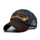 Cross-border hot selling five-pointed star baseball caps, summer breathable mesh caps, curved brim patch caps, outdoor casual sun hats.