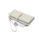 New cross-border women's wallet, long, fashionable, leaf embroidered, multifunctional, large-capacity clutch, PU wallet, wholesale.