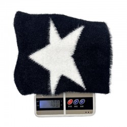 European and American Cute Cat Star Niche Pointed Hat, Mink Fleece Pullover, Y2K Star Warm Plush Hat