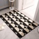 Maillard Zhongguge bathroom floor mats, highly absorbent, long, non-slip bathroom floor mats, bedroom bedside blankets, flocked Maillard Zhongguge bathroom floor mats, highly absorbent, long, non-slip bathroom floor mats, bedroom bedside blankets, flocked