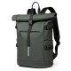 2025 new trendy roll-up bag, men's commuter shoulder bag, trendy single-shoulder commuter large capacity backpack