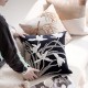 Cross-border Christmas holiday decoration throw pillow, velvet bow sofa cushion cover, living room decorative cushion. Cross-border Christmas holiday decoration throw pillow, velvet bow sofa cushion cover, living room decorative cushion.