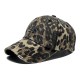 Wholesale Korean 2024 new American retro leopard print distressed baseball caps, soft-top, niche baseball caps for women.