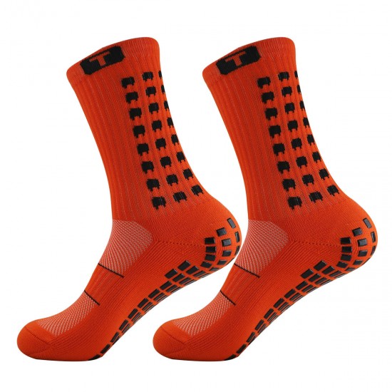 Direct sales of non-slip and wear-resistant football socks, mid-calf compression socks, sports rubber and thickened towel-soled football socks