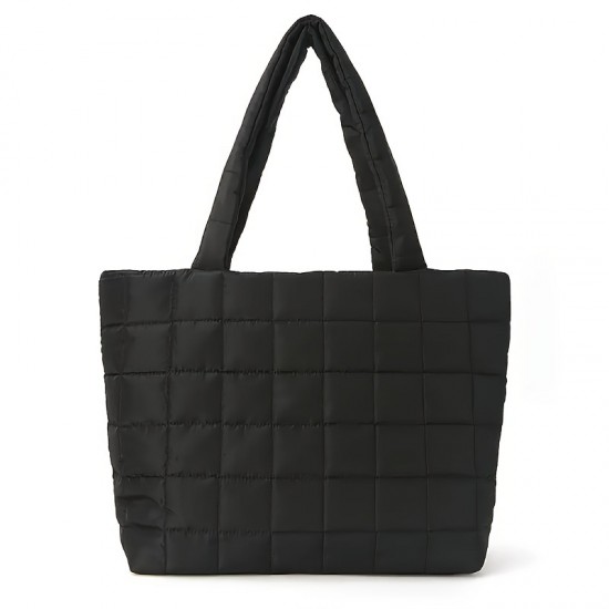 Fashionable and casual large-capacity women's bag, 2024 new style fleece underarm bag, simple shoulder and crossbody tote bag