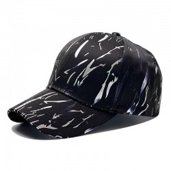 New cross-border Amazon summer sun protection, fashionable casual baseball caps with gold foil, trendy influencer caps for men and women.