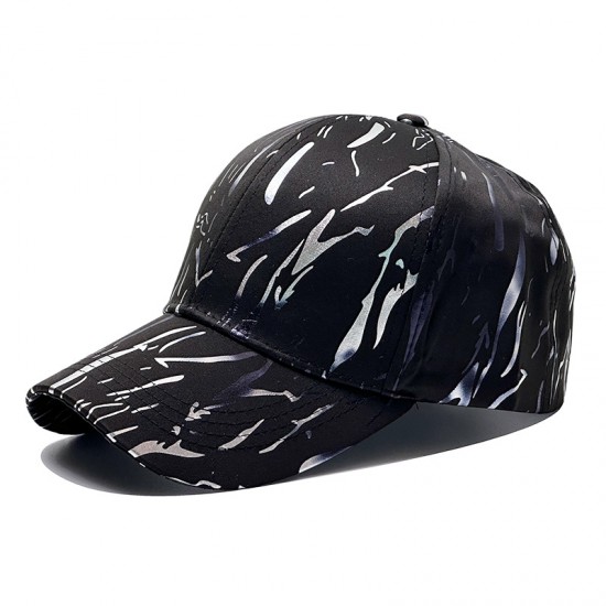 New cross-border Amazon summer sun protection, fashionable casual baseball caps with gold foil, trendy influencer caps for men and women.