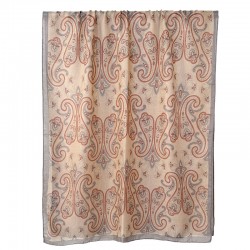 New cotton and linen long scarves, thin shawls for travel and photography, Korean-style fashionable and retro cashew flower print long scarves.
