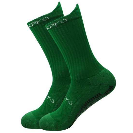 Non-slip training mid-length football socks Thickened sweat-wicking, mid-calf men's sports socks with a towel sole for competition, breathable and non-slip.