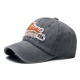 New Cross-border Washed and Distressed Ripped Baseball Cap, Men's Fashionable Retro Wide-brim, Face-enhancing Small Sun Visor Cap