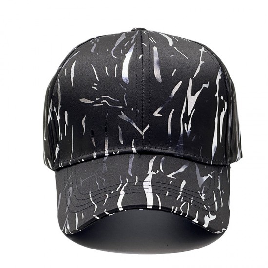 New cross-border Amazon summer sun protection, fashionable casual baseball caps with gold foil, trendy influencer caps for men and women.