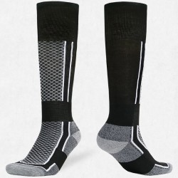Men's and women's long-tube outdoor towel-soled hiking snow socks, winter professional ski socks, thickened and warm, snowboarding.
