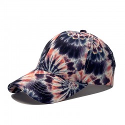 New summer Korean-style travel hats for men and women, retro, all-over print, versatile sun protection and visor baseball caps.