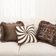 Cross-border ins brown and brown sofa sectional pillows, leopard geometric pattern pillowcases, bay window sofa decorations Cross-border ins brown and brown sofa sectional pillows, leopard geometric pattern pillowcases, bay window sofa decorations
