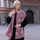 Women's scarves, high-end, heart-printed, mid-length, warm autumn and winter scarves, new winter fashionable commuter scarves for women