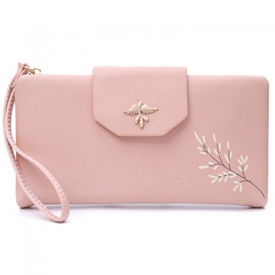 Lianbu women's long wallet, Japanese and Korean style, new, stylish and simple. Multifunctional Large-Capacity Clutch Handbag