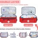 Feihong cross-border home first aid kit, large capacity, fixed medicine bottle storage bag, travel medicine storage box