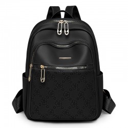 2025 new cross-border foreign trade women's backpack, fashionable casual travel backpack, large-capacity women's embossed backpack, wholesale