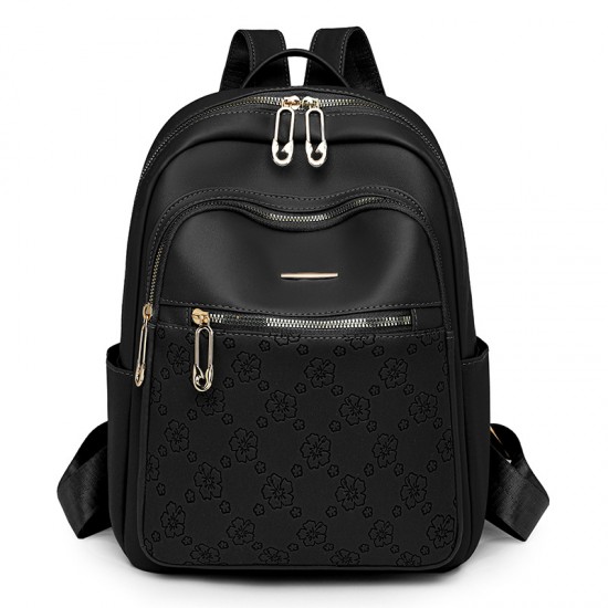 2025 new cross-border foreign trade women's backpack, fashionable casual travel backpack, large-capacity women's embossed backpack, wholesale