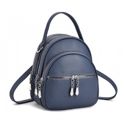New macaron fashionable multi-layered backpack, high-value large-capacity handbag, cross-border simple lightweight backpack