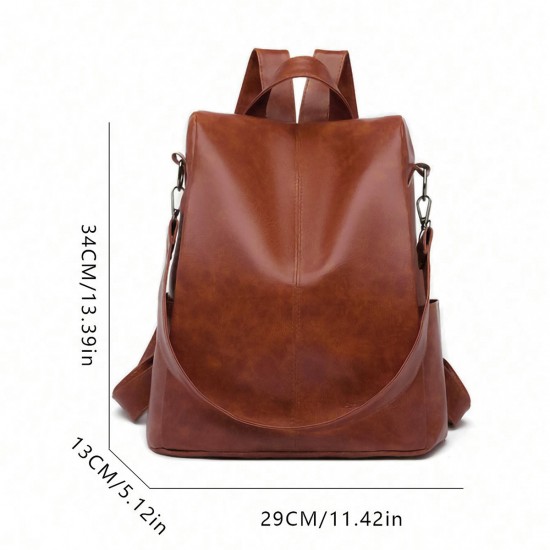 Feihong women's backpack, new Korean style, fashionable, casual, versatile, street style, large capacity, single-shoulder women's backpack