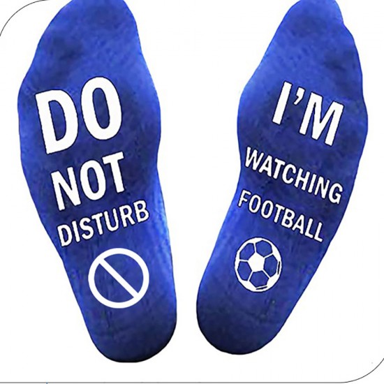 Logo heat transfer hot stamping on socks, mid-length floor socks with hot stamping on socks, and lettering on football socks