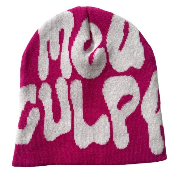European and American Barbie knitted hat, cute Barbie pink hat, 3D embroidered wool hat, women's ski hat, autumn and winter warmth European and American Barbie knitted hat, cute Barbie pink hat, 3D embroidered wool hat, women's ski hat, autumn and winter warmth