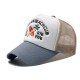 Classic American hip-hop embroidered lettered trucker baseball caps, spring and summer sun visor hats for men and women, wholesale