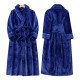 Double-sided thickened nightgowns, plus-size, autumn and winter styles, comfortable cotton fleece couple's plus-size bathrobes for men and women.