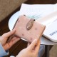 Pretty Women's Short Wallet, Korean-Style PU Printed Zippered Simple Zippered Coin Purse, In Stock Wholesale