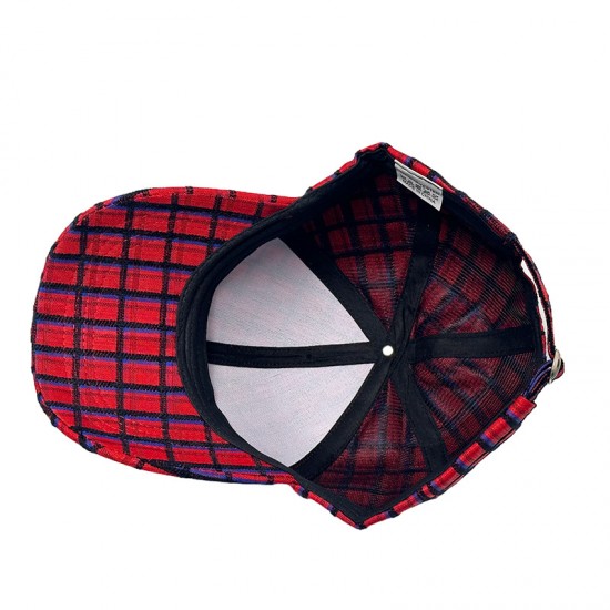 Foreign trade cross-border hat wholesale fashionable plaid baseball caps for women, outdoor sun protection, sun visor, hardtop baseball caps for men, casual wear. Foreign trade cross-border hat wholesale fashionable plaid baseball caps for women, outdoor sun protection, sun visor, hardtop baseball caps for men, casual wear.