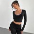 Cross-border women's summer niche design, backless bow embroidered solid color, loose and versatile camisole top.