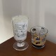 Creative red apple borosilicate glass, niche red nose heat-resistant sealed water cup, car portable mug gift.