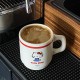 Homemade niche, minimalist blue line puppy mug with flip-top, contrasting color, couple's coffee cup and water cup, 270ml. Homemade niche, minimalist blue line puppy mug with flip-top, contrasting color, couple's coffee cup and water cup, 270ml.