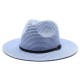 Colorful, 20-color summer foldable wide-brim straw hat for men and women, beach-style British Panama sun hat.