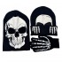 Cross-border new autumn and winter skull luminous knitted hat, Skull Skeleton Hat, Halloween pullover