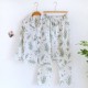 Women's Pajamas, Pure Cotton Plaid Air-layer quilted couple's thickened, warm autumn and winter loungewear, loose and casual trousers. Women's Pajamas, Pure Cotton Plaid Air-layer quilted couple's thickened, warm autumn and winter loungewear, loose and casual trousers.