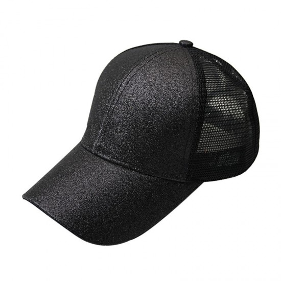 European and American cross-border mesh ponytail baseball caps. Wholesale travel logo-printed work sun hats