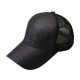 European and American cross-border mesh ponytail baseball caps. Wholesale travel logo-printed work sun hats